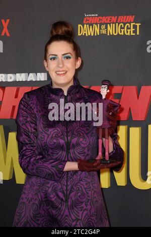 Maddy Lucy dann und Mrs. Tweedy, Chicken Run: Dawn of the Nugget - Special Screening, Picturehouse Central, London, UK, 10. Dezember 2023, Foto von Ric Stockfoto