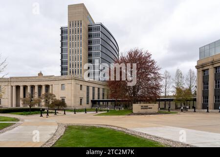 CMS Energy and Consumers Energy Hauptsitz in One Energy Plaza, Jackson, Michigan, USA Stockfoto