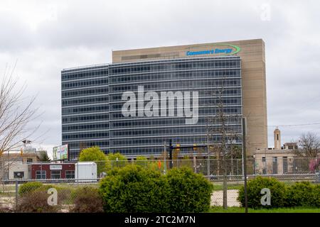 Consumer Energy Hauptsitz in 1 Energy Plaza, Jackson, MI, USA Stockfoto