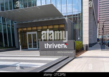 Hauptsitz von Thrivent in Minneapolis, Minnesota, USA Stockfoto