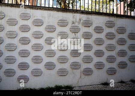 Hommage an Fado Performers, Calacada da Bica Pequena (ascensor da Bica), Lissabon, Portugal Stockfoto