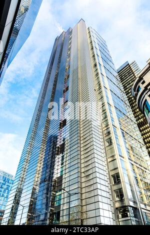 Außenansicht des Heron Tower (110 Bishopsgate), London, England Stockfoto