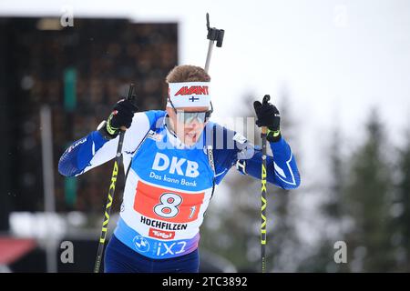 Hochfilzen, Tirol, Österreich. Dezember 2023. BMW IBU World Cup Biathlon 2023, Tag 3; Jaakko Ranta (FIN) Credit: Action Plus Sports/Alamy Live News Stockfoto