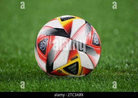 Ball zum Copa SM El Rey Spiel zwischen CD Cayon und Athletic Club im El Sardinero Stadium am 7. Dezember 2023 in Santander, Spanien. Stockfoto