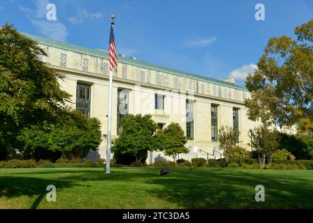 Vor der National Academy of Sciences, Gebäude an der Constitution Ave in Washington DC Stockfoto