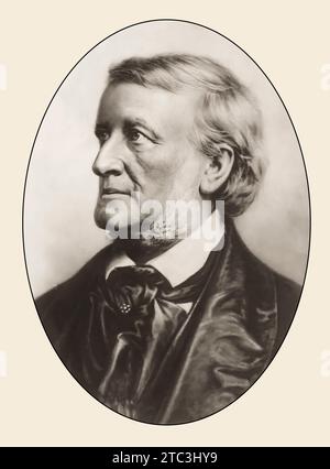 Wilhelm Richard Wagner, 1813–1883, deutscher Komponist Stockfoto