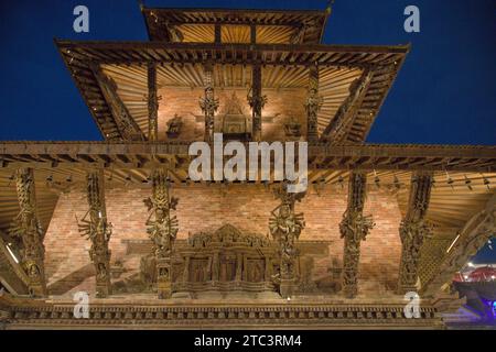 Nepal, Patan, Durbar Square, Bhimsen Tempel, Stockfoto