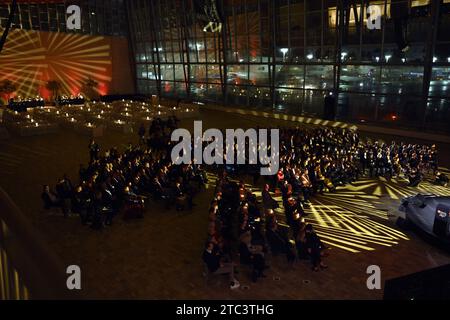 Zaventem, Belgien. Dezember 2023. Das Bild zeigt die „Sportgala“-Preisverleihung, um die Sportfrauen und -Männer des Jahres 2023 am Sonntag, den 10. Dezember 2023 in Zaventem zu verkünden. BELGA FOTO LAURIE DIEFFEMBACQ Credit: Belga News Agency/Alamy Live News Stockfoto