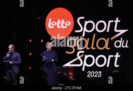 Zaventem, Belgien. Dezember 2023. Das Bild zeigt die „Sportgala“-Preisverleihung, um die Sportfrauen und -Männer des Jahres 2023 am Sonntag, den 10. Dezember 2023 in Zaventem zu verkünden. BELGA FOTO LAURIE DIEFFEMBACQ Credit: Belga News Agency/Alamy Live News Stockfoto