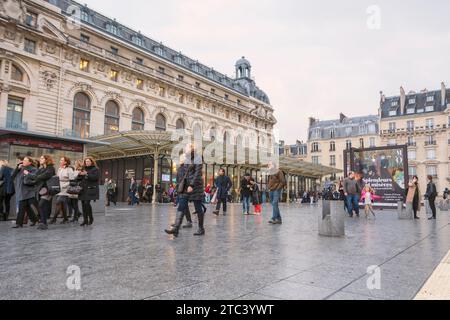 Musée d'Orsay, Paris, Frankreich. Eintritt zum Musée d'Orsay. Stockfoto