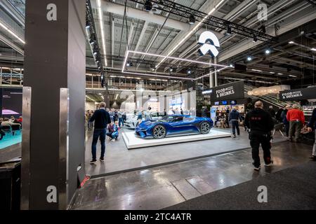 Göteborg, Schweden - 03. dezember 2022: NIO Elektroautos im Display Stockfoto