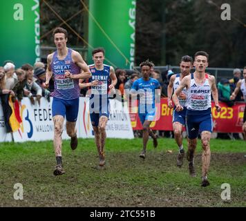 Brüssel, Belgien Dezember 2023. Yann Schrub (Frankreich) trat am 10. Dezember 2023 bei der SPAR-Europameisterschaft im Laeken Park in Brüssel an. Foto von Gary Mitchell Credit: Gary Mitchell, GMP Media/Alamy Live News Stockfoto