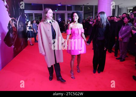 Shanghai, China. Dezember 2023. Caleb Landry Jones nimmt am 10. Dezember 2023 an der Premiere des Films DogMan in Shanghai Teil. (Foto: Costfoto/NurPhoto) Credit: NurPhoto SRL/Alamy Live News Stockfoto