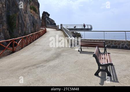 Maratea - Scorcio della Skywalk dalla terrazza panoramica Stockfoto