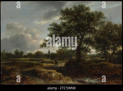 Landschaft mit einem Dorf in der Ferne 1965 von Jacob van Ruisdael Stockfoto