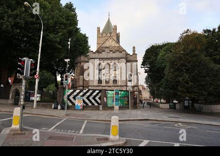 Dublino - Scorcio della Cattedrale di Cristo da Lord Edward Street Stockfoto