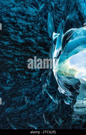 Eishöhle, vatnajokull-Nationalpark, Island Stockfoto