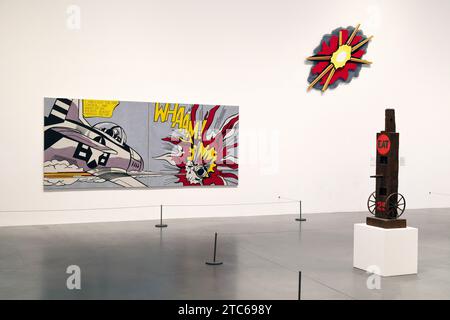 Roy Lichenstein Whaam! 1963 in der Tate Modern Art Gallery, London, Großbritannien Stockfoto