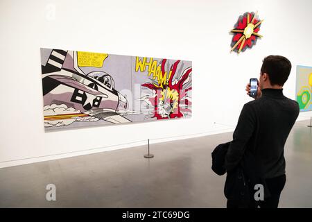 Roy Lichenstein Whaam! 1963 in der Tate Modern Art Gallery, London, Großbritannien Stockfoto