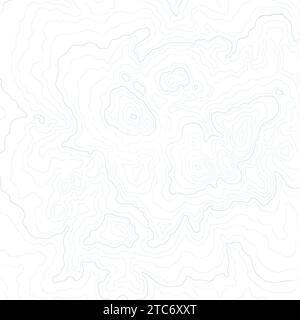 Reisehintergrund. Stilisierte topografische Kartenvektorillustration. Imaginäre Gestalt der Berghöhenkarte. Stock Vektor