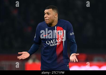 Paris, Frankreich. Dezember 2023. Julien Mattia/Le Pictorium – PSG – FC Nantes – 10/12/2023 – France/Ile-de-France (Region)/Paris – Kylian Mbappe beim Spiel der Ligue 1 UberEats zwischen PSG und FC Nantes im Parc des Princes, 9. Dezember 2023. Quelle: LE PICTORIUM/Alamy Live News Stockfoto