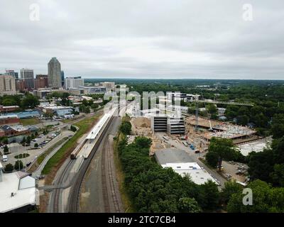 Bilder von Highrise Construction in Raleigh North Carolina Stockfoto