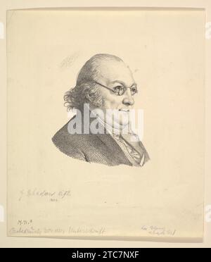 Porträt von Siegmund Wilhelm Wohlbruck (1762-1834) 1949 von Johann Gottfried Schadow Stockfoto