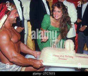 1986Brooke Shield 21. Geburtstag im Studio 54 John Barrett/PHOTOlink/MediaPunch Stockfoto