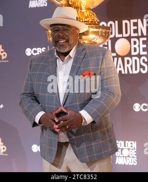 Beverly Hills, Kalifornien, USA. Dezember 2023. Cedric the Entertainer nimmt an der 81. Jährlichen Nominierung für den Golden Globe Award im Beverly Hilton in Beverly Hills, Kalifornien, am Montag, den 11. Dezember 2023 Teil. Foto: Greg Grudt/UPI Credit: UPI/Alamy Live News Credit: UPI/Alamy Live News Stockfoto
