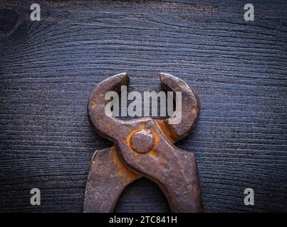 Sehr nah an Vintage-Zangen Stockfoto