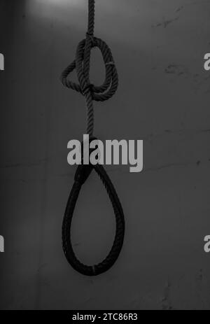 Hängeseil im Crumlin Road Gaol (Belfast) Stockfoto