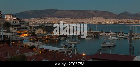 Ein Bild der Südseite des Hafens von Piräus (Athen) Stockfoto