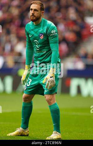 Madrid, Spanien. Dezember 2023. Jan Oblak (Atletico) Fußball/Fußball : spanisches Spiel "LaLiga EA Sports" zwischen Club Atletico de Madrid 2-1 UD Almeria im Estadio Civitas Metropolitano in Madrid, Spanien. Quelle: Mutsu Kawamori/AFLO/Alamy Live News Stockfoto