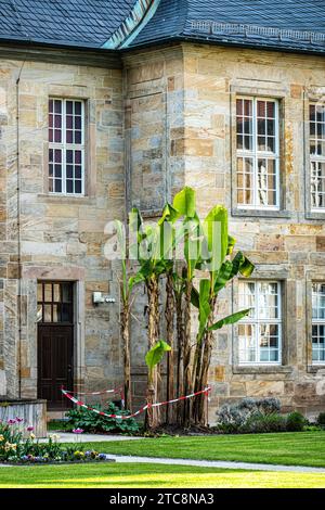 Neues Schloss, Neues Schloss in Bayreuth, Deutschland. Sitz der Margraven von 1753. Bayreuth ist berühmt für sein jährliches Opernfestival von Richard Wagn Stockfoto