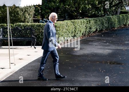 Washington, Usa. Dezember 2023. Präsident Joe Biden verlässt das Weiße Haus nach Philadelphia, Pennsylvania. (Foto: Michael Brochstein/SIPA USA) Credit: SIPA USA/Alamy Live News Stockfoto