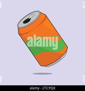 Soda-Dose Vektor-Illustration Symbol Soda-Getränk-Symbol Stock Vektor