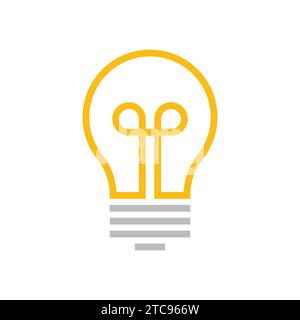 Glühbirne Idee Vektorillustration kreative Planung Stock Vektor