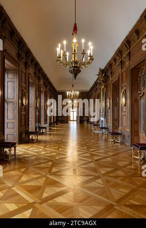 Berlin, Deutschland - 25. Juli 2023: Königliches Inneres des Schlosses Charlottenburg in Berlin Stockfoto