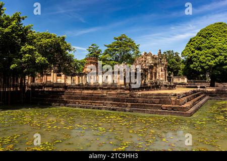 Prasat hin Muang Tam, alter Khmer-Hindu-Tempel, Baphuon-Stil, Buri RAM, Isan, Thailand, Südostasien, Asien Stockfoto