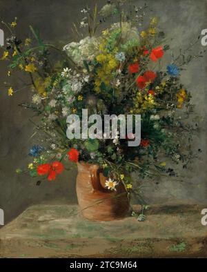 Auguste Renoir. Blumen in einer Vase. c. 1866 Stockfoto