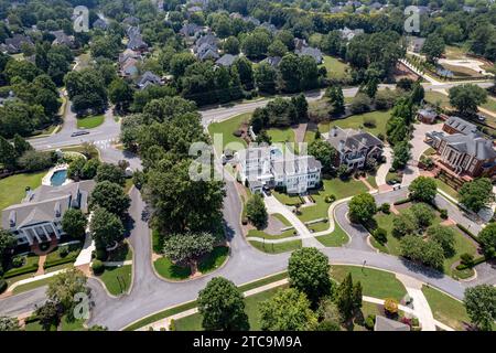 Drohne Roswell Georgia Stockfoto