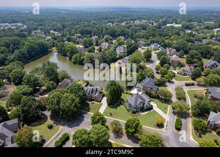 Drohne Roswell Georgia Stockfoto