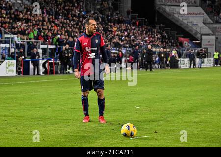 Cagliari, Italien. Dezember 2023. Marco Mancosu von Cagliari Calcio während Cagliari Calcio vs US Sassuolo, italienisches Fußball-Serie A Spiel in Cagliari, Italien, 11. Dezember 2023 Credit: Independent Photo Agency/Alamy Live News Stockfoto