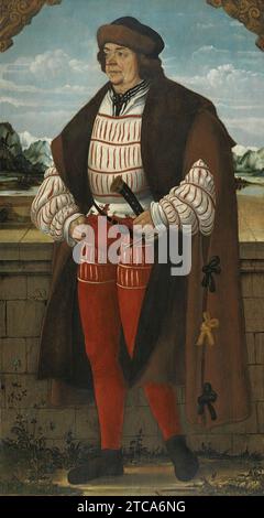 Jester Ritter Christoph von Hans Wertinger (1515, Thyssen-Bornemisza, Madrid). Stockfoto