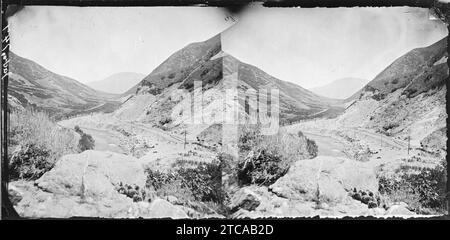 Weber Canyon, östlich von Devil's Gate. Weber County, Utah Stockfoto