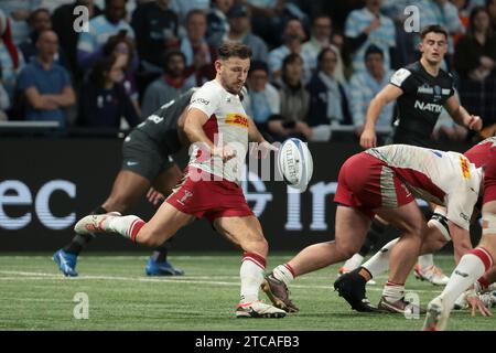 Nanterre, Frankreich. Dezember 2023. Danny Care of Harlequins während des EPCR Champions Cup, Pool 2 Rugby union Match zwischen Racing 92 und Harlequins am 10. Dezember 2023 in der Paris La Défense Arena in Nanterre bei Paris, Frankreich - Foto Jean Catuffe/DPPI Credit: DPPI Media/Alamy Live News Stockfoto