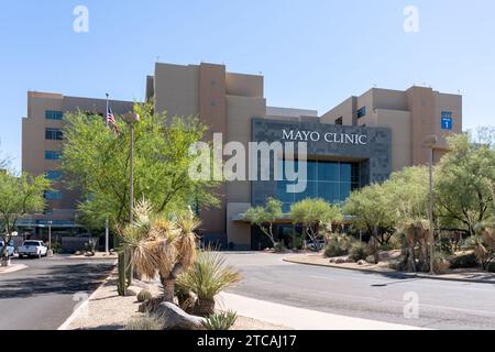 Mayo Clinic Hospital in Phoenix, Arizona, USA, 25. Mai 2023. Stockfoto