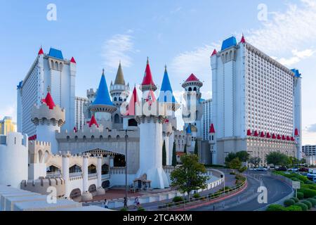 Excalibur Hotel and Casino am Las Vegas Strip in Las Vegas, Nevada, USA Stockfoto