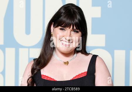 New York, Usa. Dezember 2023. Ilana Wolpert kommt am Montag, den 11. Dezember 2023, auf dem roten Teppich bei der New Yorker Premiere der Columbia Pictures „Anywhere But You“ im AMC Lincoln Square Theater in New York City an. Foto: John Angelillo/UPI Credit: UPI/Alamy Live News Stockfoto