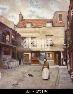 White Hart Yard, Brooke Street, Holborn, 1903 von Philip Norman. Stockfoto